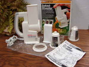 Like New Presto Salad Shooter Electric Slicer Shredder Model 02910 Tested Working