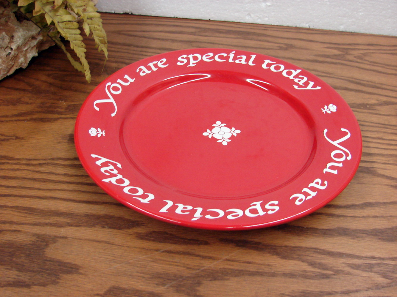 Waechtersbach Germany You Are Special Today 1979 Original Red Plate Co.