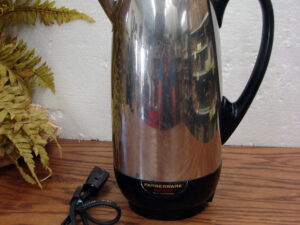 Vintage #142 Farberware 12 Cup Stainless Steel Superfast Electric Coffee Percolator Tested