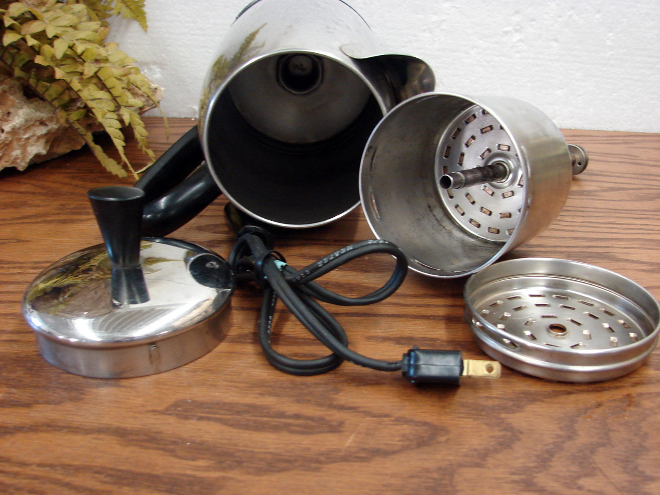 Vintage #142 Farberware 12 Cup Stainless Steel Superfast Electric Coffee Percolator Tested - Image 3