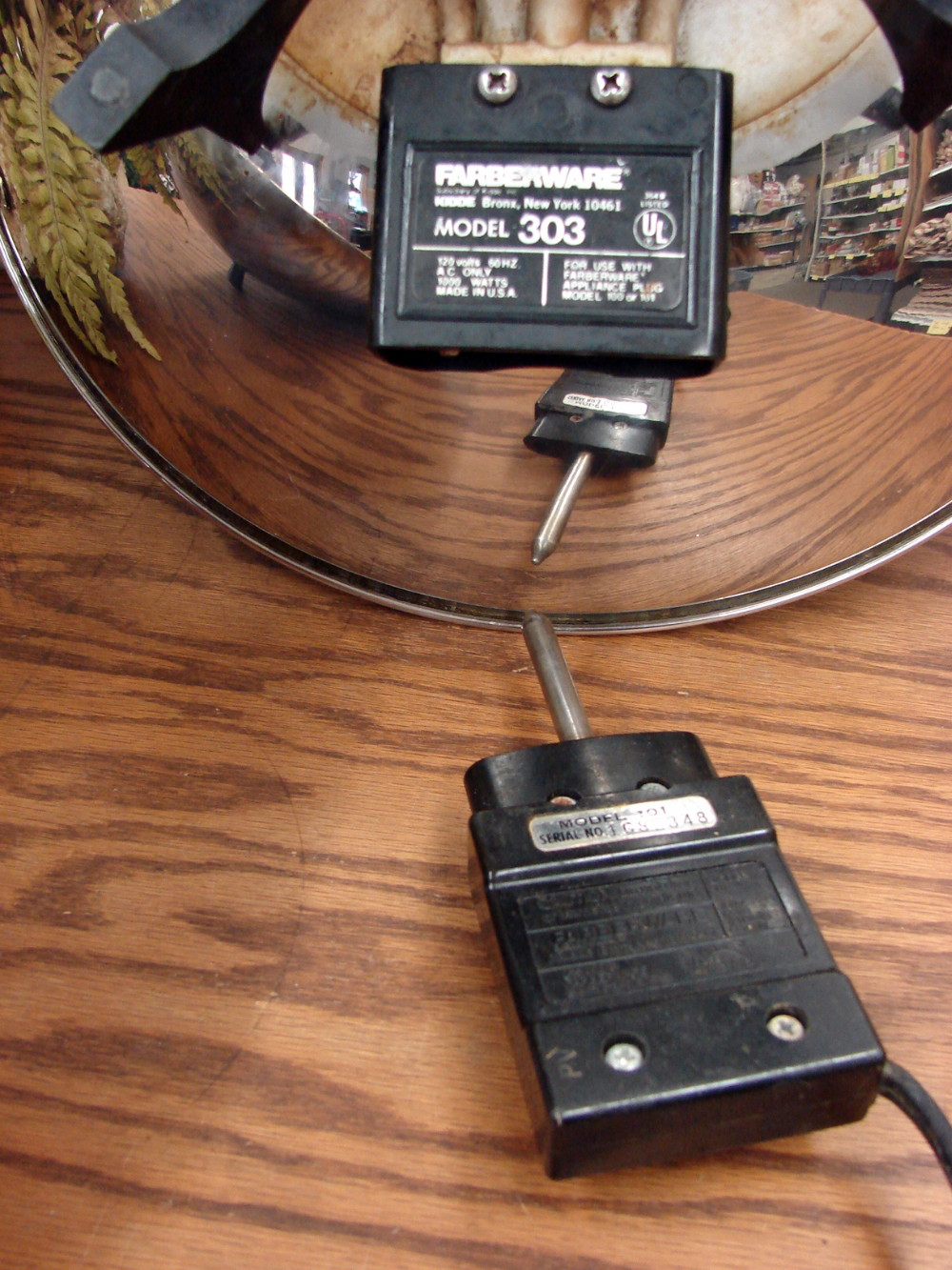 Vintage Farberware Stainless Steel 14" Electric Wok 303 Tested Working - Image 3