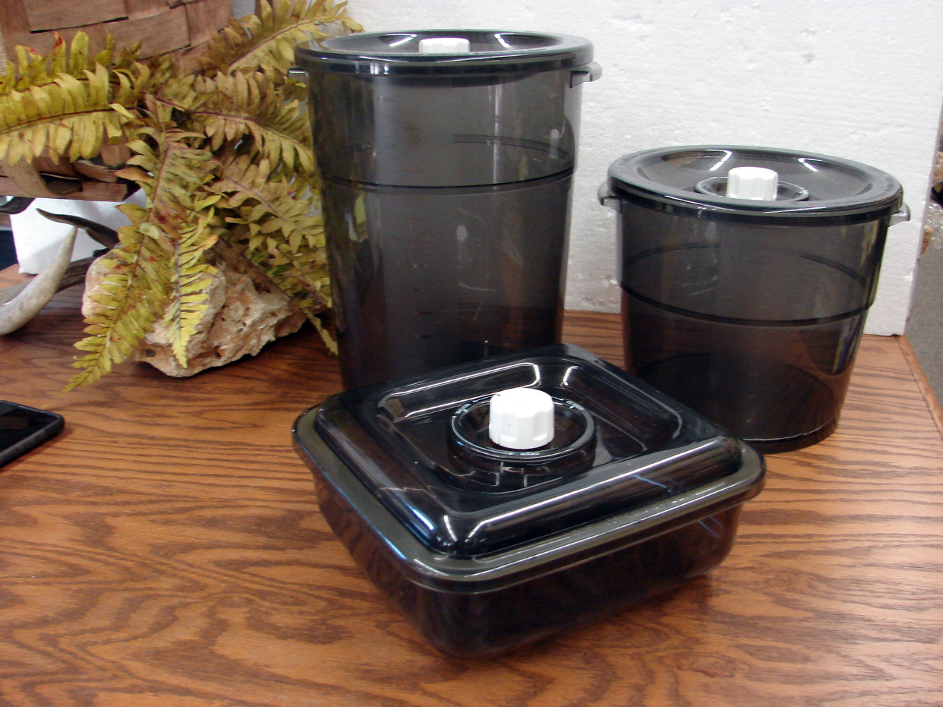 Set/3 Tilia FoodSaver Vacuum Seal Container 4 and 6 Quart Canister and 2 1/4 Quart Box