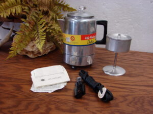 Brand New Vintage Mirro Electric Alcoa Aluminum Hi-Valu Coffee Pot Percolator