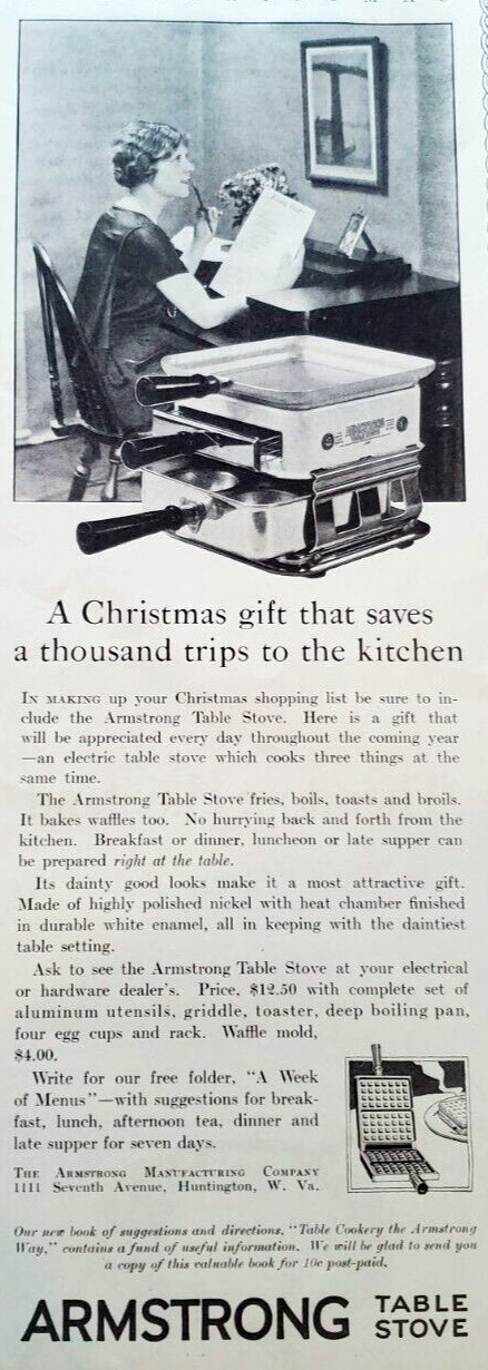 Vintage Porcelain Chrome Electric Armstrong Table Top Stove Oven Grill Poacher Broiler Tested - Image 4