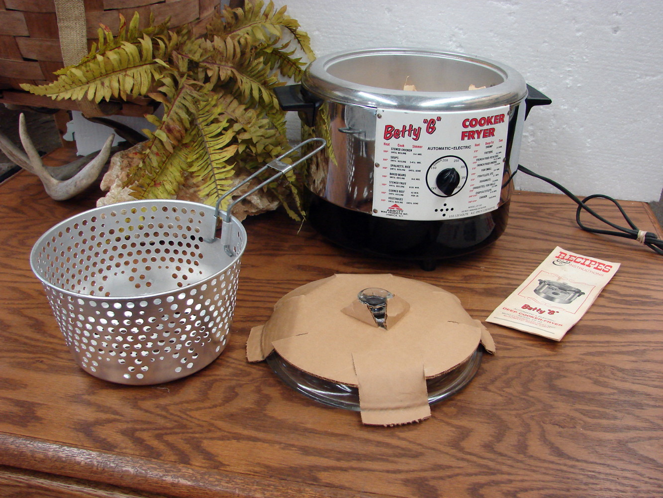 Complete Vintage Betty G Chrome Dutch Oven Deep Fryer Cooker 5 qt CF 53 - Image 6