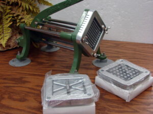 New Star Foodservice Commercial Grade French Fry Cutter Combo Set w/ 3 Blades