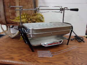 Vintage Farberware Open Hearth Grill Broiler Rotisserie Spatula Model 450-A Tested