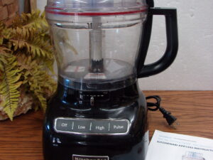 KitchenAid Food Processor 13 Cup System KFP1333 Tested Working w/ Shredding Blade