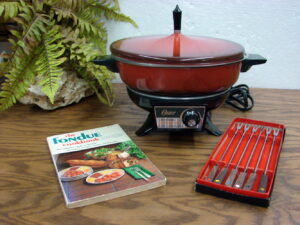 Vintage Oster Controlled Heat Buffet Cooker Server Fondue Forks Book Electric Wok Stir Fry