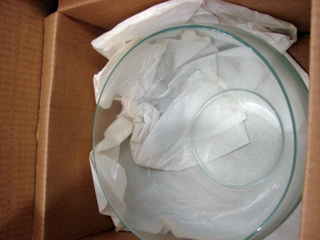 West Virginia Glass Punch Bowl Set in Original Box Bowl Cups Glass Ladle - Image 4