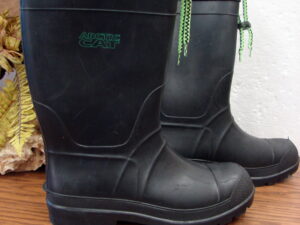 Brand New Mens Size 9 Arctic Cat Solid Rubber Boots Drawstring Made in Canada Warm Felt Liners