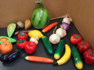 26 Realistic Paper Mache Mexico Vegetables Kiwi Avocado Eggplant Watermelon