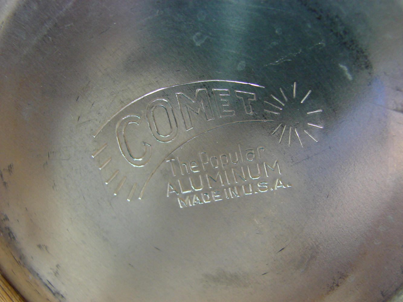 Brand New Vintage MCM Comet Aluminum Coffee Pot Percolator 2-4 Cup - Image 4