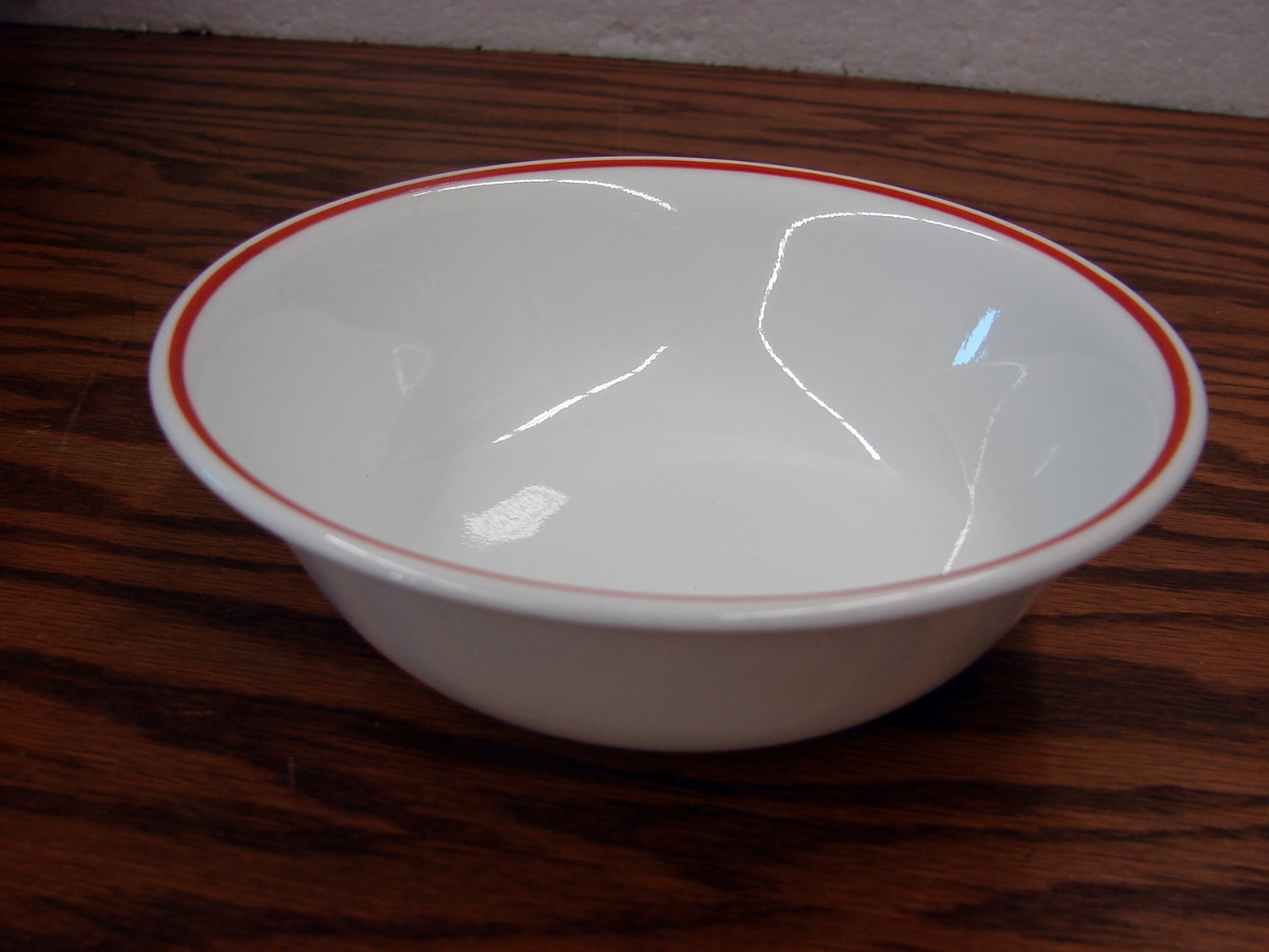 Vintage Corning Ware Corelle Rust Stripe Berry Bowl