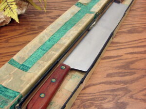 Vintage Double Handle Dexter Russell Block of Cheese Knife in Original Box S18914