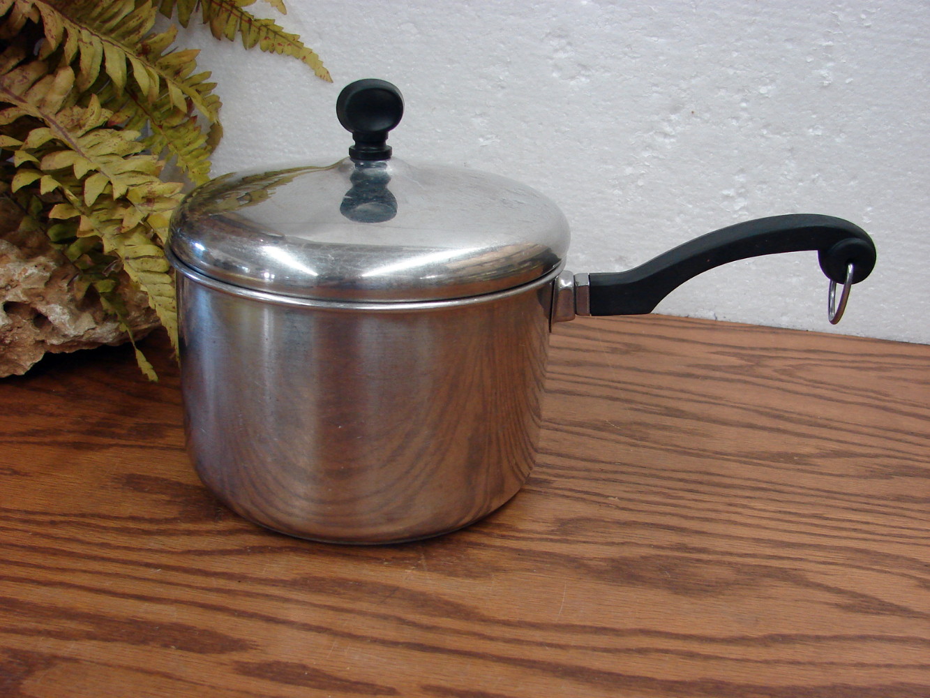 Vintage Farberware Aluminum Clad Stainless Steel Cookware Sauce Pan 2 1/2 Qt