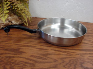 Vintage Farberware SVU Aluminum Clad Stainless Steel Skillet 10"