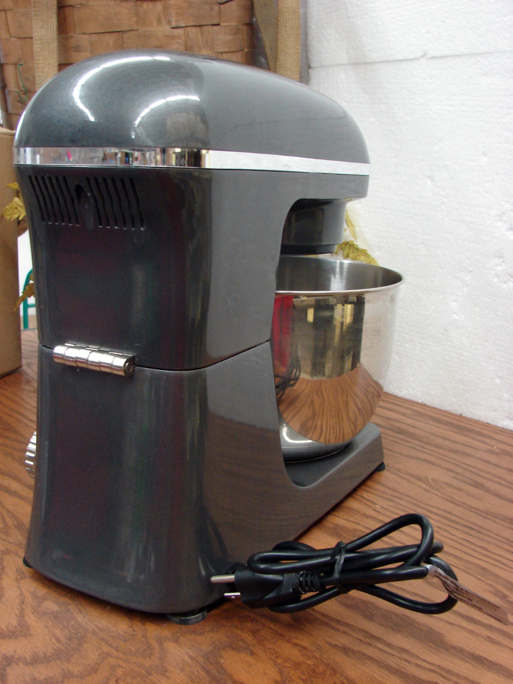 Farberware Stand Mixer Dark Grey Stainless 6 Qts w/ Attachments Tested FW33018355350 - Image 4