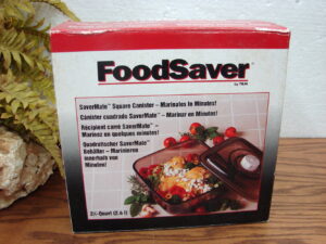 Brand New Tilia FoodSaver Vacuum Seal Container 2 1/4 Quart Square