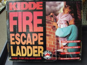 Kidde Emergency Fire Escape Ladder 2-Story 15 Foot Steel Compact Light Weight Steel