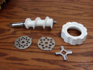 Parts for FGA KitchenAid Food Grinder Attachment Replacement Plates Auger Lock Ring Blade
