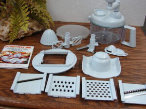 Kitchen Plus 2000 Food Processor Chopper Slicer Juicer Parts Recipe Book Ultimate Kitchen Miracle