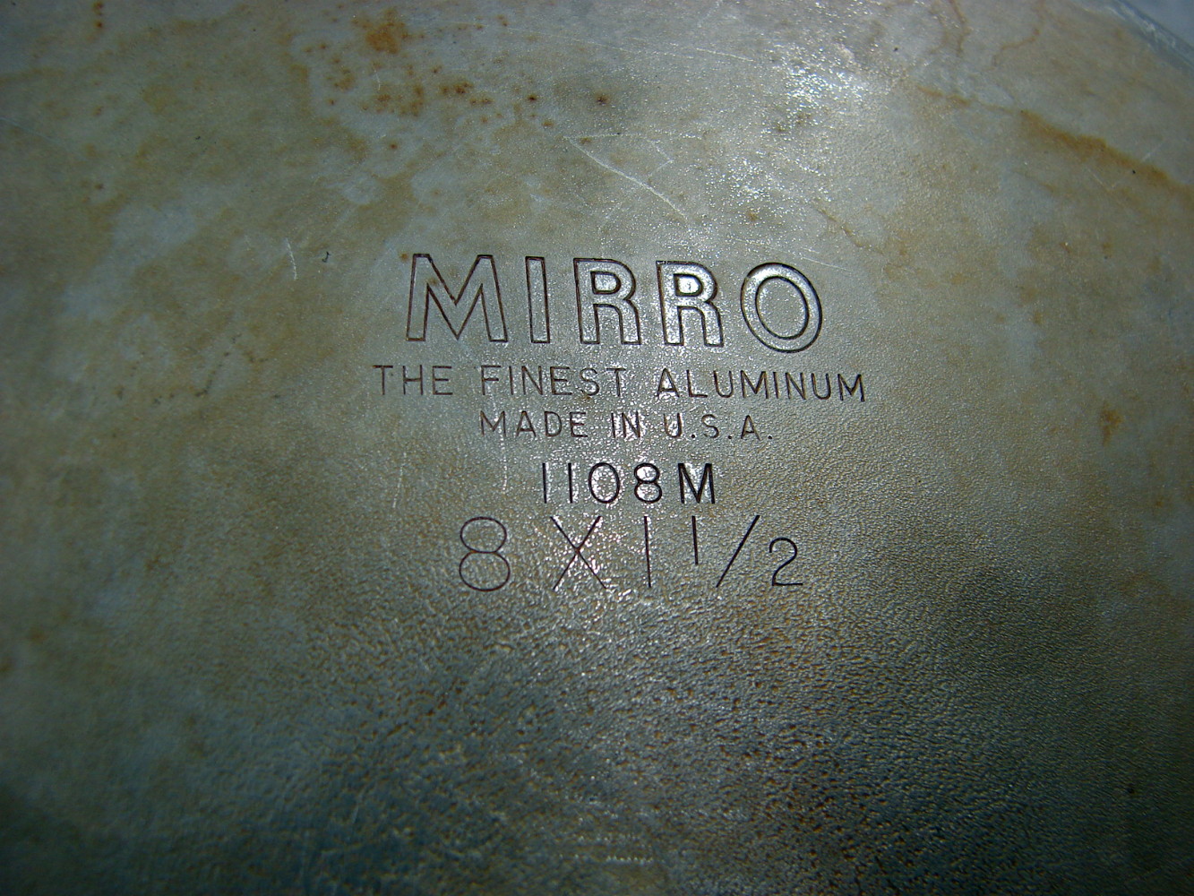 Set/3 Vintage Mirro Aluminum Easy Release Round Cake Pans #1108M 8" - Image 2