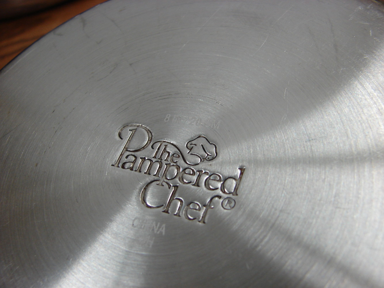 Pampered Chef Stainless Steel 8" Fry Pan Skillet - Image 2