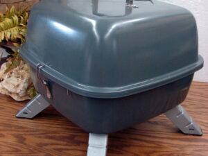 Lightly Used Pampered Chef #2719 Electric Charcoal BBQ Grill Portable Camping