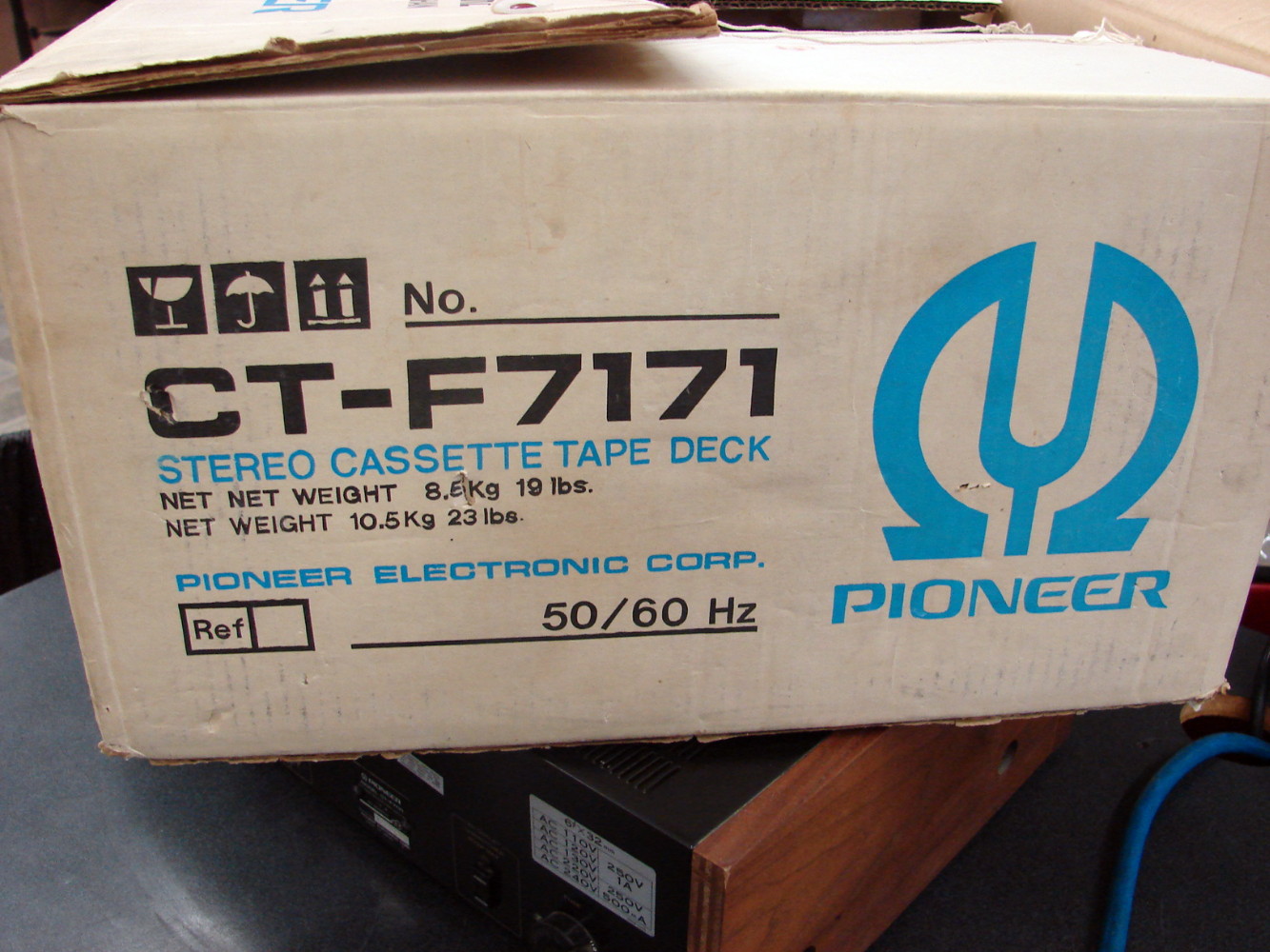 Vintage Pioneer CT-F7171 Stereo Cassette Tape Deck in Original Box Tested - Image 2