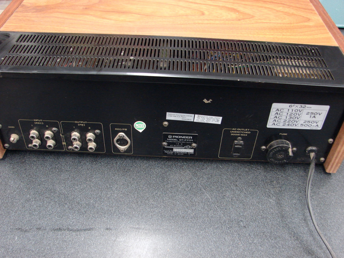 Vintage Pioneer CT-F7171 Stereo Cassette Tape Deck in Original Box Tested - Image 9