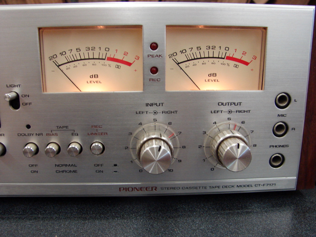 Vintage Pioneer CT-F7171 Stereo Cassette Tape Deck in Original Box Tested - Image 6