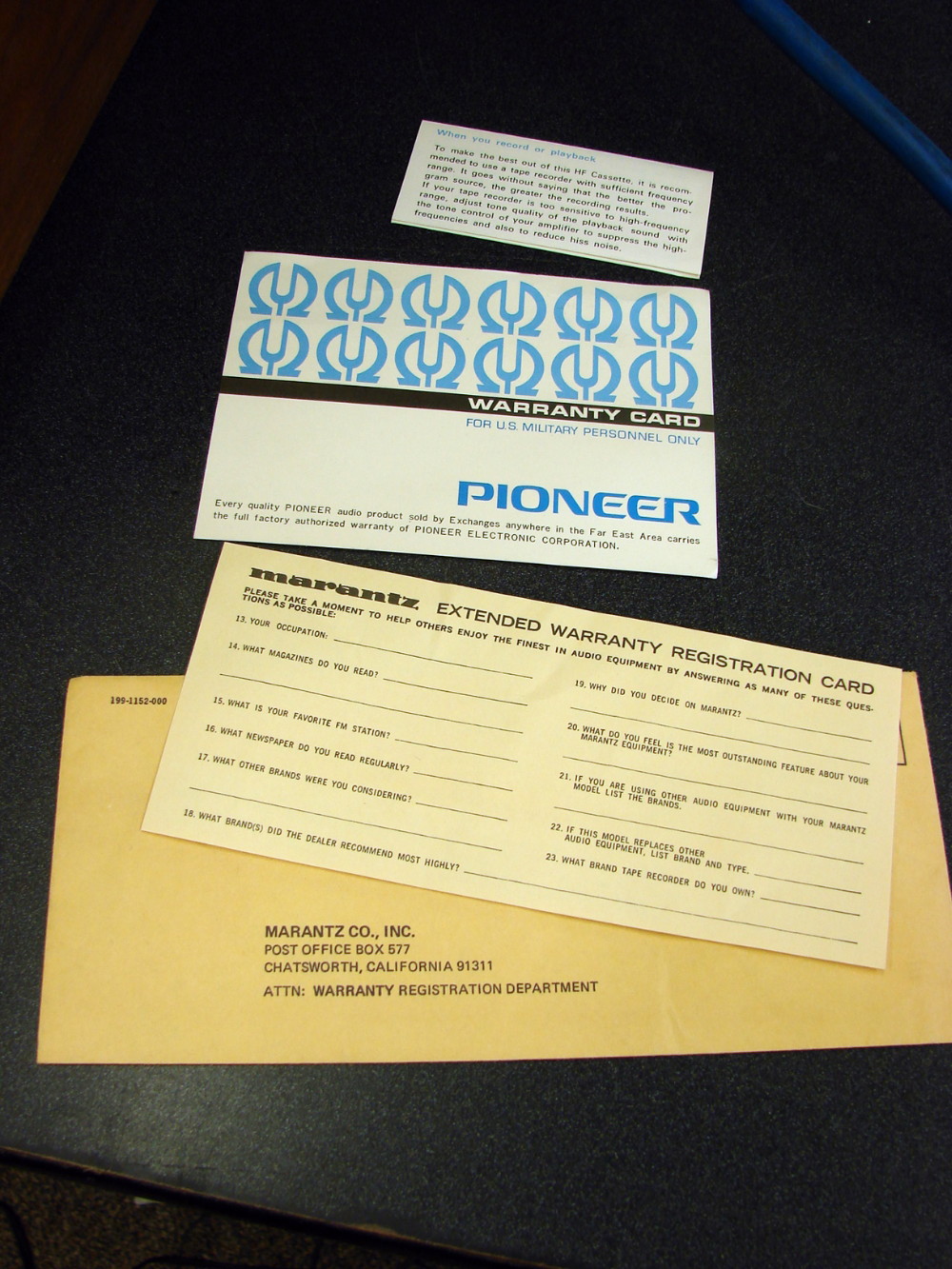 Vintage Pioneer CT-F7171 Stereo Cassette Tape Deck in Original Box Tested - Image 11