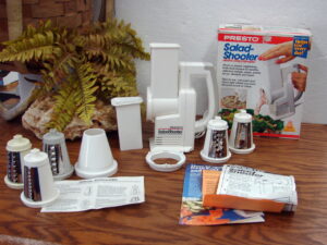 Presto Professional Salad Shooter Electric Slicer Shredder #02910 w/ 4 pc Accessory