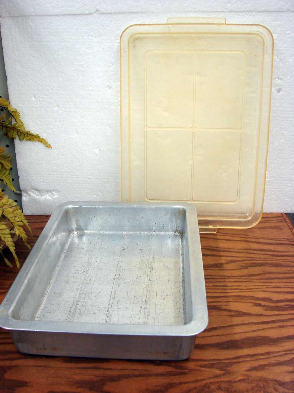 Vintage Rema Air Bake Double Wall Aluminum Lasagna Cake AirBake Pan w/ Lid 13x9 as is