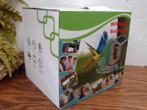Brand New WiFi Smart Bird Feeder ID Wide Angle Microphone High Definition Cell Phone Connection