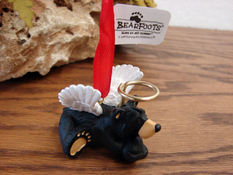 Brand New Big Sky Carvers Bearfoot Bears Guardian Angel Ornament