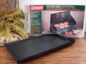 Vintage Coleman Cast Aluminum Flat Top Non Stick Griddle for your Camoping Stove