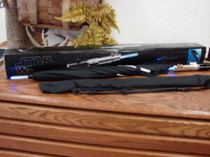Disney Luke Skywalker Light-Up Lightsaber Umbrella w/ Box Model #SW021LA Tested
