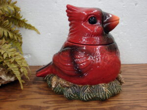 Retired Big Sky Carvers Fat Cardinal Cookie Jar Phyllis Driscoll