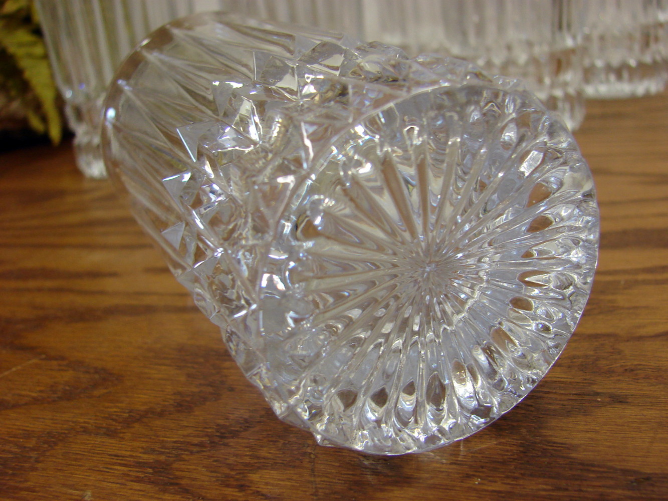 Set/8 Vintage Fostoria Heritage Highball Glasses Elegant Heavy Crystal - Image 3