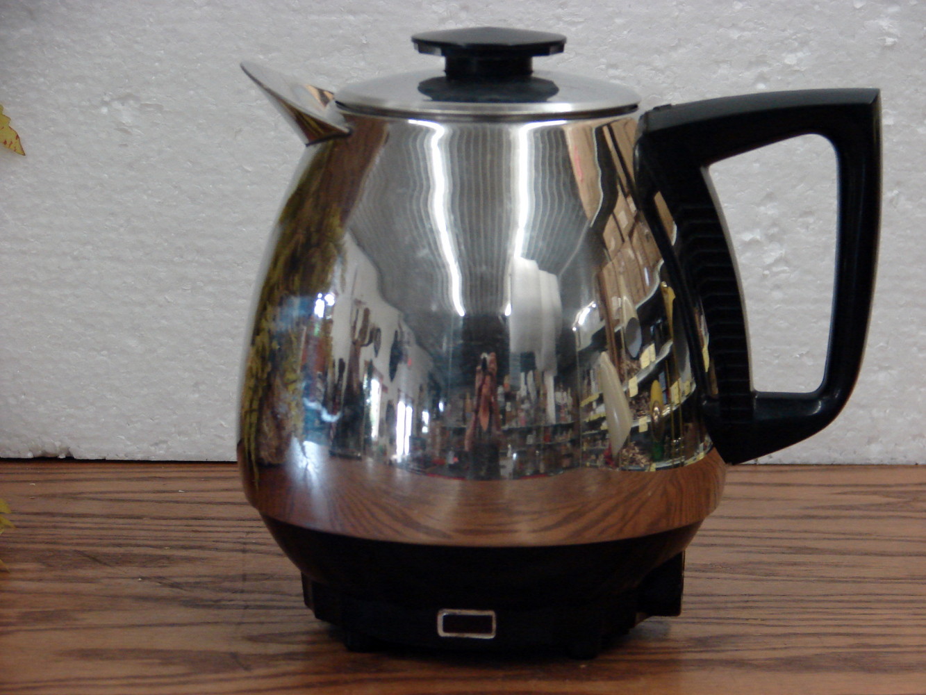Vintage Stainless Steel Chrome SaladMaster Jet O Matic #10 Electric Coffee Percolator Tested