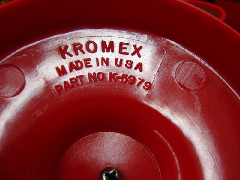 Set/4 Vintage Nesting 1970's Kromex Canister Set Orange Bird