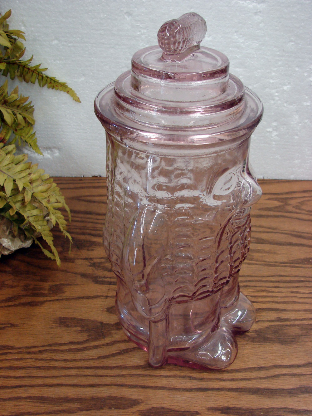 Vintage Mr Peanut Pink Depression Glass Jar Planters Advertising - Image 3