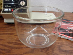 Parts for Vintage Oster Regency Kitchen Center Stand Mixer Small Glass Bowl