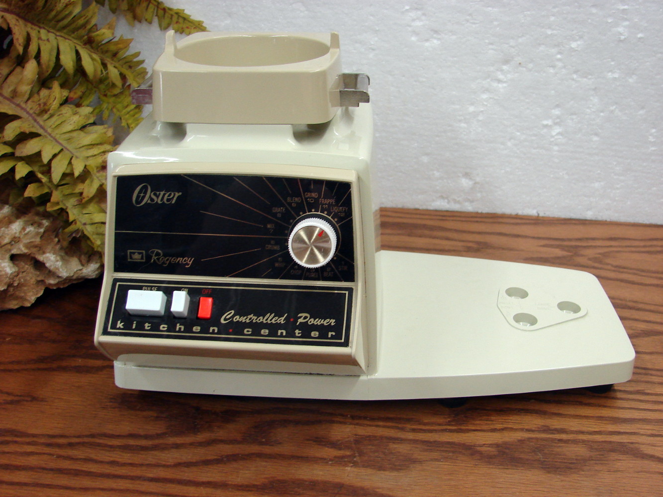 Parts for Vintage Oster Regency Kitchen Center Food Processor Motor Base and Recipe Instructions