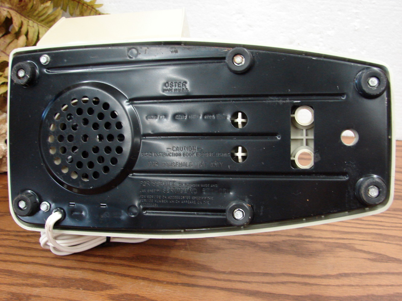 Parts for Vintage Oster Regency Kitchen Center Food Processor Motor Base and Recipe Instructions - Image 3