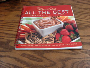 Pampered Chef All The Best Recipe Book Spiral Bound Cookbook 2003