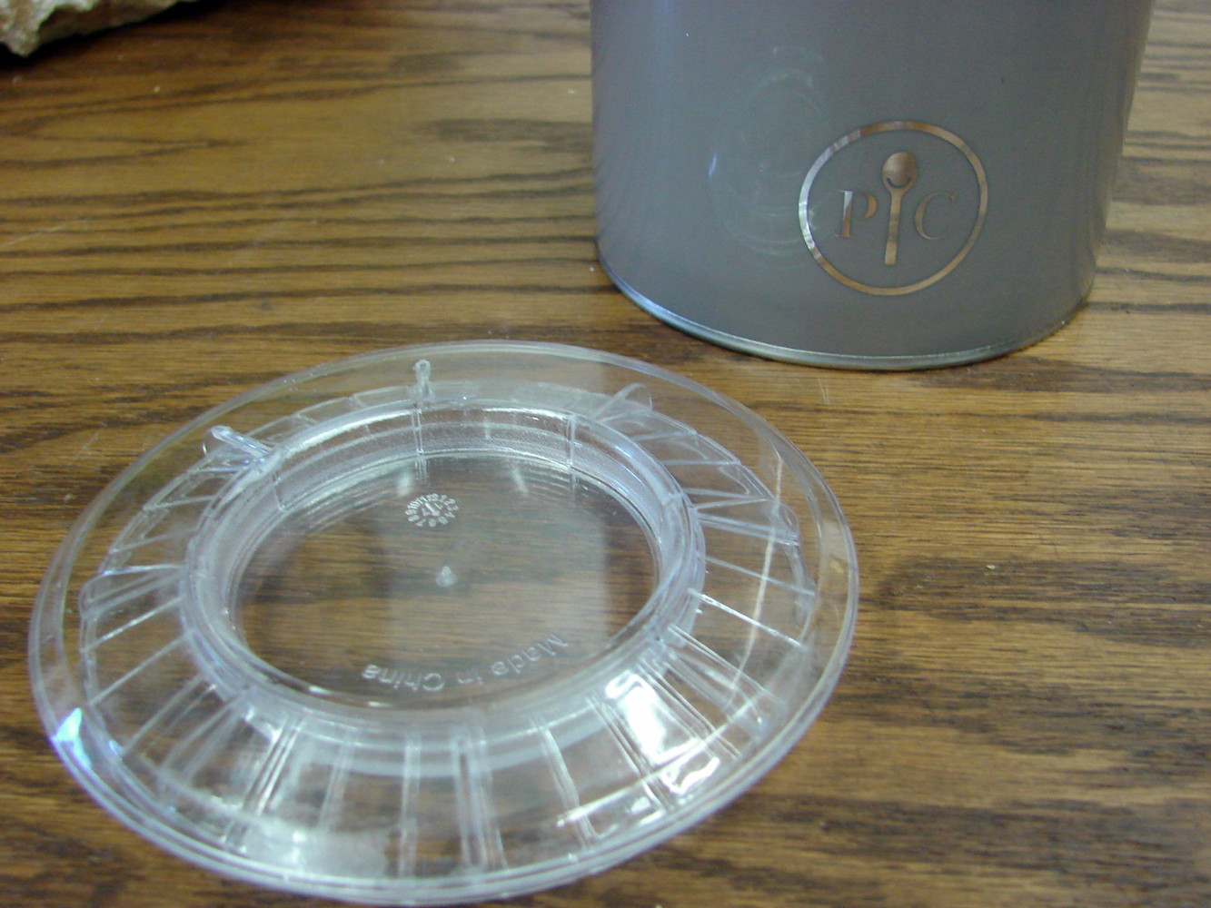 Pampered Chef Wine Champagne Chiller Cooler Gray Taupe with Lid #2201 - Image 2