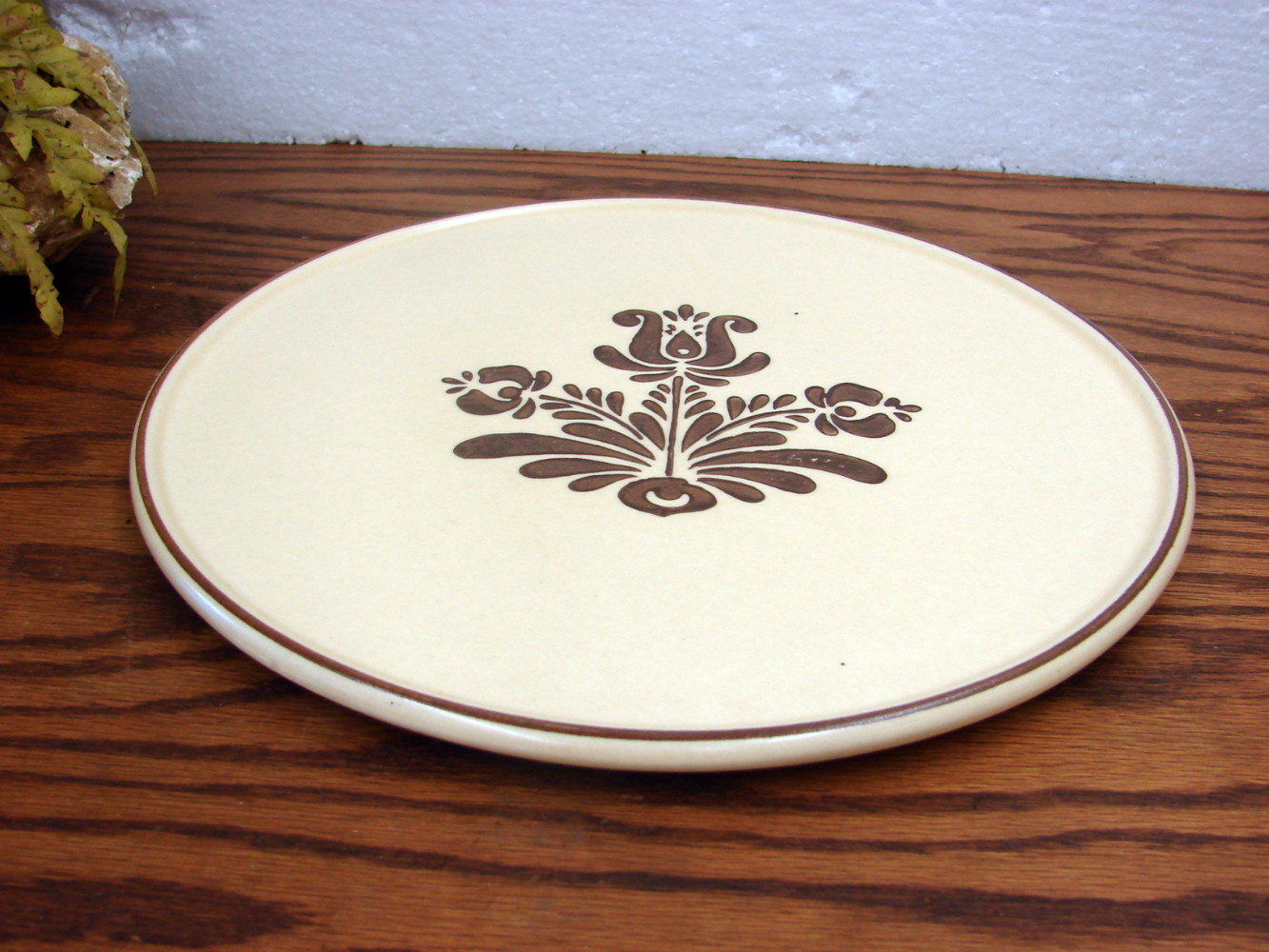 Vintage Pfaltzgraff Village Dinnerware Cake Stand Top Cake Plate Only